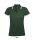PASADENA Női galléros póló kontrasztos csíkokkal, SOL'S SO00578, Forest Green/White-M