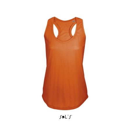 Női ujjatlan sporthátú trikó, SOL'S SO00579, Burnt Orange-L