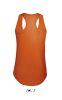 Női ujjatlan sporthátú trikó, SOL'S SO00579, Burnt Orange-XS