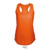 Női ujjatlan sporthátú trikó, SOL'S SO00579, Burnt Orange-XS