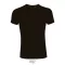 IMPERIAL keskeny szabású rövid ujjú férfi póló, SOL'S SO00580, Deep Black-XL