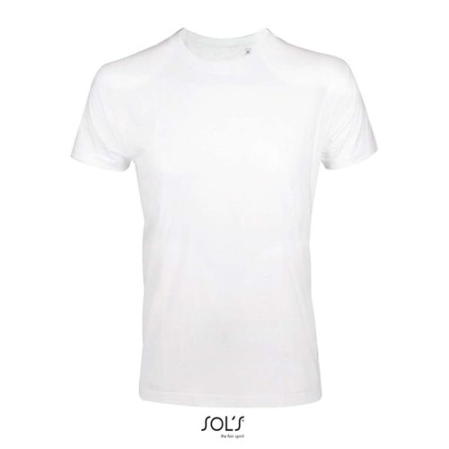 IMPERIAL keskeny szabású rövid ujjú férfi póló, SOL'S SO00580, White-S