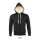 Uniszex cipzáras kapucnis pulóver, sherpa béléssel, SOL'S SO00584, Black-S