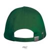 Uniszex pamut 5 paneles baseball sapka, SOL'S SO00594, Bottle Green-U