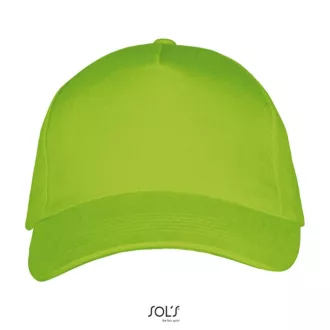   Uniszex pamut 5 paneles baseball sapka, SOL'S SO00594, Lime-U