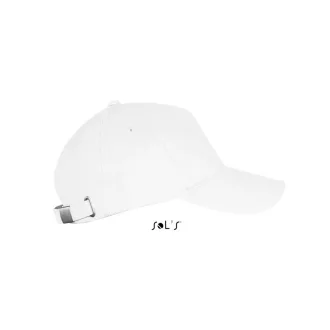   Uniszex pamut 5 paneles baseball sapka, SOL'S SO00594, White-U