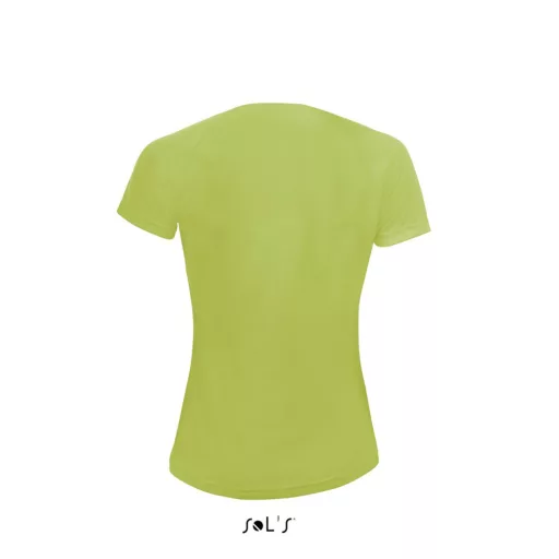 Női raglános rövid ujjú sport póló, SOL'S SO01159, Apple Green-M