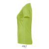 Női raglános rövid ujjú sport póló, SOL'S SO01159, Apple Green-S