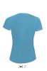 Női raglános rövid ujjú sport póló, SOL'S SO01159, Aqua-S