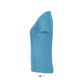   Női raglános rövid ujjú sport póló, SOL'S SO01159, Aqua-S