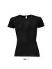 Női raglános rövid ujjú sport póló, SOL'S SO01159, Black-XS