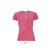Női raglános rövid ujjú sport póló, SOL'S SO01159, Neon Coral-XL