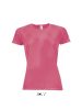 Női raglános rövid ujjú sport póló, SOL'S SO01159, Neon Coral-XS