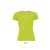 Női raglános rövid ujjú sport póló, SOL'S SO01159, Neon Green-XS