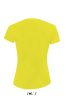 Női raglános rövid ujjú sport póló, SOL'S SO01159, Neon Yellow-S