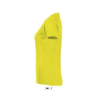   Női raglános rövid ujjú sport póló, SOL'S SO01159, Neon Yellow-S