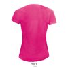 Női raglános rövid ujjú sport póló, SOL'S SO01159, Neon Pink 2-XS