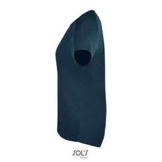   Női raglános rövid ujjú sport póló, SOL'S SO01159, Petroleum Blue-S