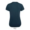 Női raglános rövid ujjú sport póló, SOL'S SO01159, Petroleum Blue-XS