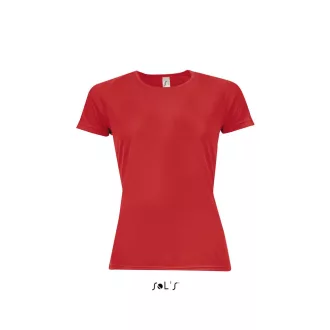   Női raglános rövid ujjú sport póló, SOL'S SO01159, Red-XS