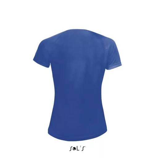 Női raglános rövid ujjú sport póló, SOL'S SO01159, Royal Blue-L
