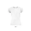 Női raglános rövid ujjú sport póló, SOL'S SO01159, White-XS
