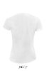 Női raglános rövid ujjú sport póló, SOL'S SO01159, White-XS