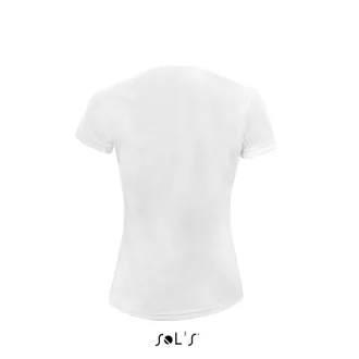   Női raglános rövid ujjú sport póló, SOL'S SO01159, White-XS