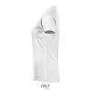 Női raglános rövid ujjú sport póló, SOL'S SO01159, White-XS
