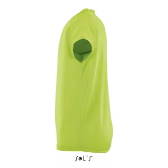  Gyerek SPORTY raglán ujjú kereknyakú sportpóló, SOL'S SO01166, Apple Green-6A