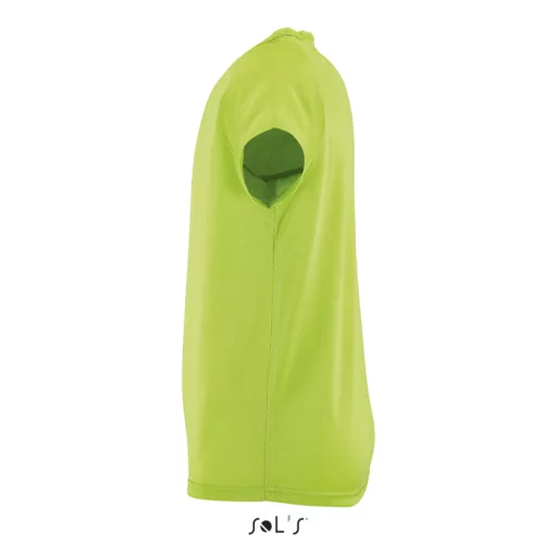 Gyerek SPORTY raglán ujjú kereknyakú sportpóló, SOL'S SO01166, Apple Green-6A