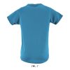 Gyerek SPORTY raglán ujjú kereknyakú sportpóló, SOL'S SO01166, Aqua-12A