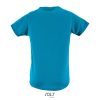Gyerek SPORTY raglán ujjú kereknyakú sportpóló, SOL'S SO01166, Aqua-6A