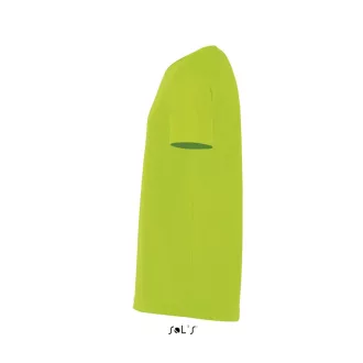   Gyerek SPORTY raglán ujjú kereknyakú sportpóló, SOL'S SO01166, Neon Green-6A