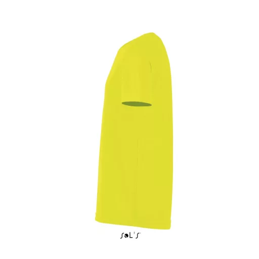 Gyerek SPORTY raglán ujjú kereknyakú sportpóló, SOL'S SO01166, Neon Yellow-10A