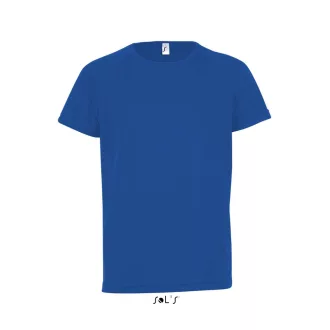   Gyerek SPORTY raglán ujjú kereknyakú sportpóló, SOL'S SO01166, Royal Blue-6A