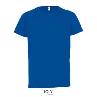   Gyerek SPORTY raglán ujjú kereknyakú sportpóló, SOL'S SO01166, Royal Blue-6A