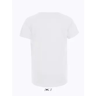   Gyerek SPORTY raglán ujjú kereknyakú sportpóló, SOL'S SO01166, White-6A