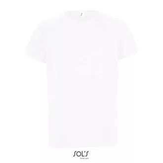   Gyerek SPORTY raglán ujjú kereknyakú sportpóló, SOL'S SO01166, White-6A