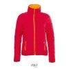 Női RIDE steppelt könnyű bélelt dzseki, SOL'S SO01170, Red-S