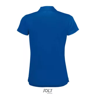   Női rövid ujjú galléros sport póló, SOL'S SO01179, Royal Blue-S