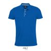 Férfi rövid ujjú galléros sport póló, SOL'S SO01180, Royal Blue-S