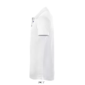   Férfi rövid ujjú galléros sport póló, SOL'S SO01180, White-S