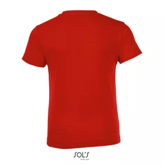   REGENT FIT gyerek rövid ujjú kereknyakú póló, SOL'S SO01183, Red-2A