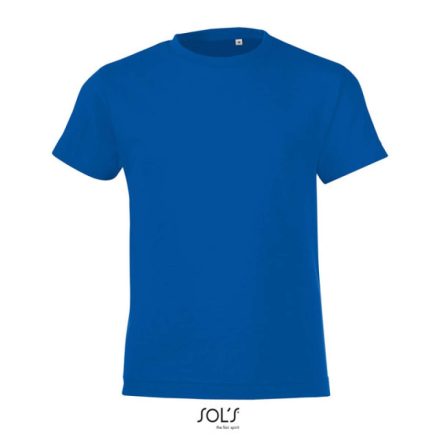 REGENT FIT gyerek rövid ujjú kereknyakú póló, SOL'S SO01183, Royal Blue-10A