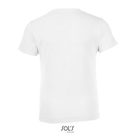   REGENT FIT gyerek rövid ujjú kereknyakú póló, SOL'S SO01183, White-2A