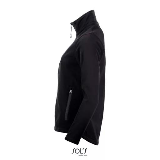 Női RACE softshell dzseki, SOL'S SO01194, Black-2XL