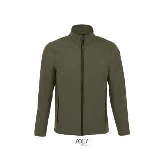 Férfi RACE softshell dzseki, SOL'S SO01195, Army-S