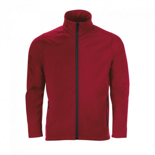 Férfi RACE softshell dzseki, SOL'S SO01195, Pepper Red-3XL