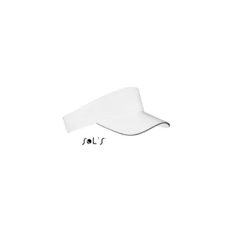 Uniszex napellenző, SOL'S SO01196, White/Black-U